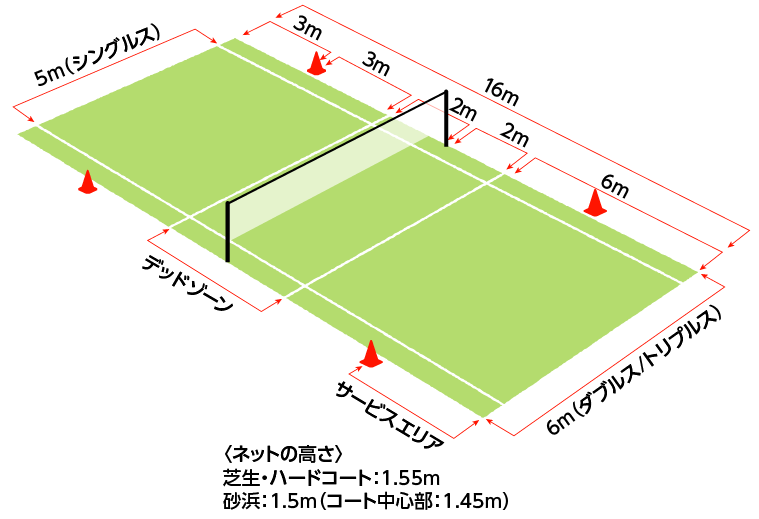 コートの図